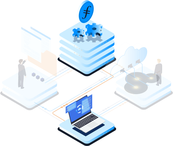 Illustration of filecoin vision retrieval