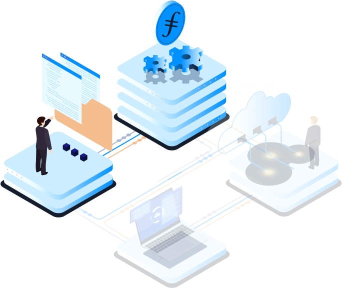 Illustration of filecoin vision storage